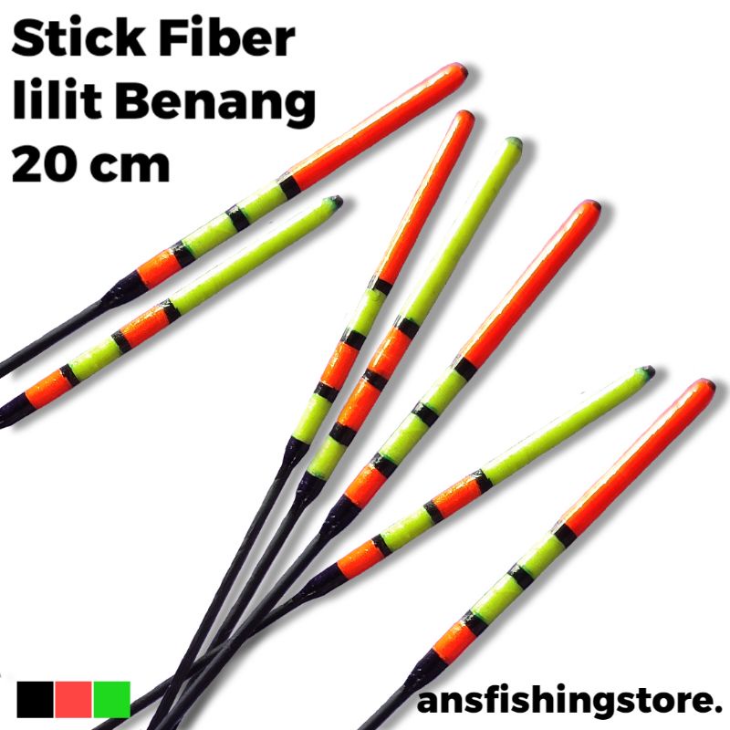 Jual Stick Fiber Pelampung Pancing Lilit Benang 20 cm - HANDMADE ...