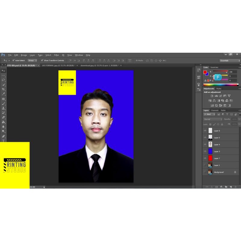 Jual JASA EDITING PAS FOTO(EDIT JAS, ANTI JERAWAT DLL BISA REQUEST JUGA