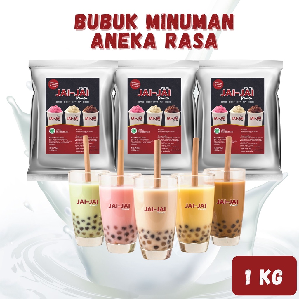 Jual BUBUK MINUMAN 1KG / SERBUK MINUMAN ANEKA RASA / JAI JAI POWDER ...