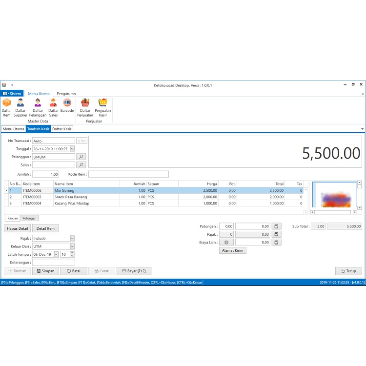 Jual Program IPOS WEB BASED (KETOKO) UNLIMITED OMSET SILVER | Shopee ...