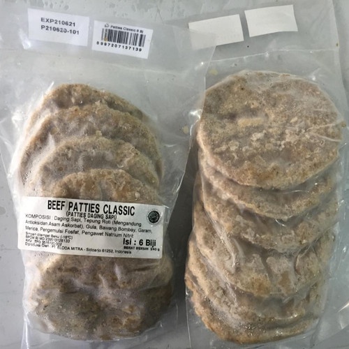 Jual Bernardi Beef Patties Classic 240g Isi 6 Shopee Indonesia