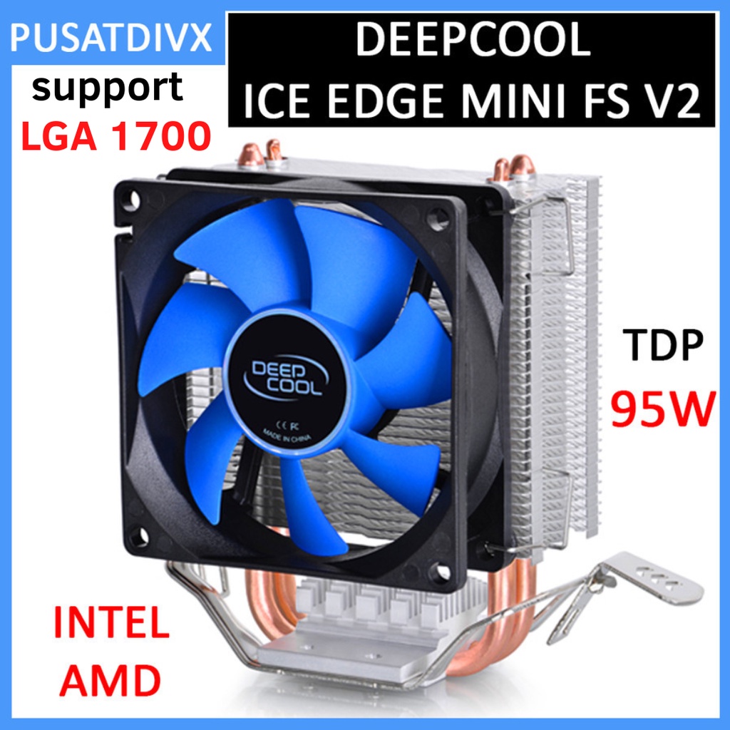 Jual DEEPCOOL ICE EDGE MINI FS V2 HSF COOLER INTEL AMD CPU PROSESSOR