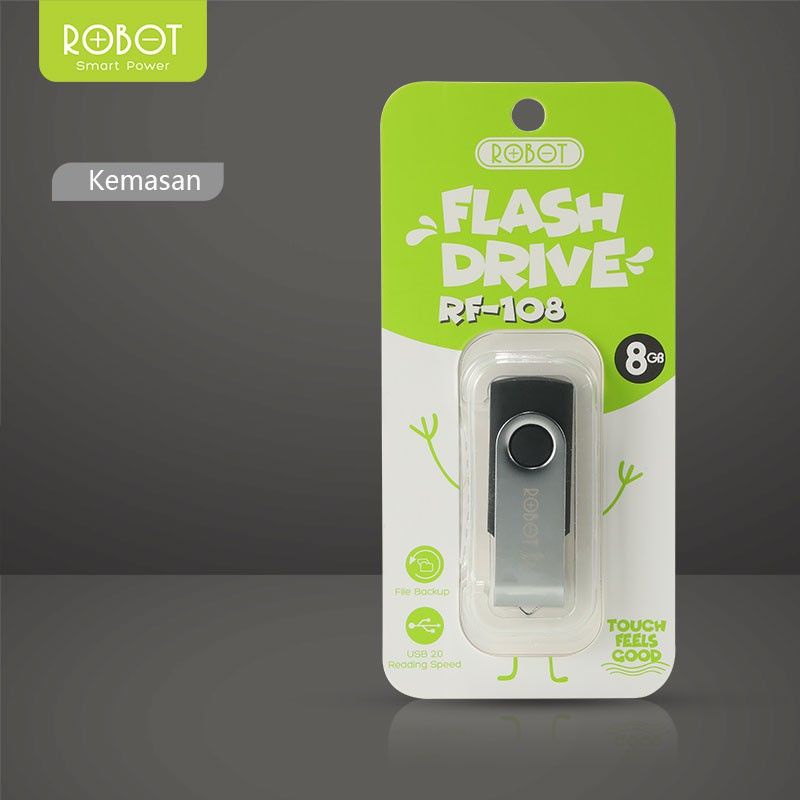 Jual ROBOT FlashDisk FlashDrive RF104 4GB RF108 8GB RF116 16GB RF132 ...