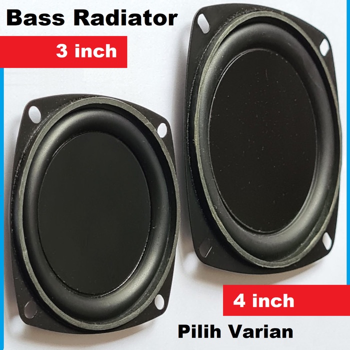 Jual SPEAKER PASSIVE RADIATOR DIY Speaker Pasif Rakitan SubWoofer Low ...