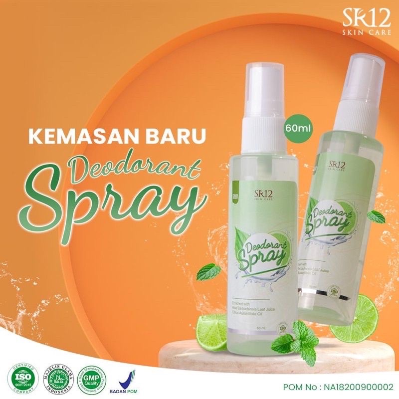 Jual SR12 DEODORANT SPRAY BPOM DEO Shopee Indonesia