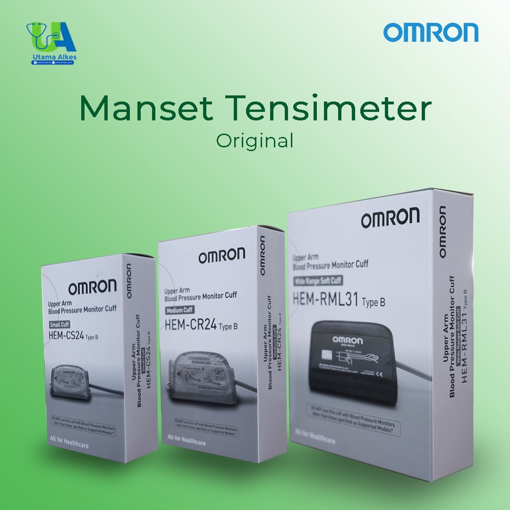 Jual MANSET TENSIMETER | ORIGINAL | OMRON | HEM-CS24 | HEM-CR24 | HEM ...