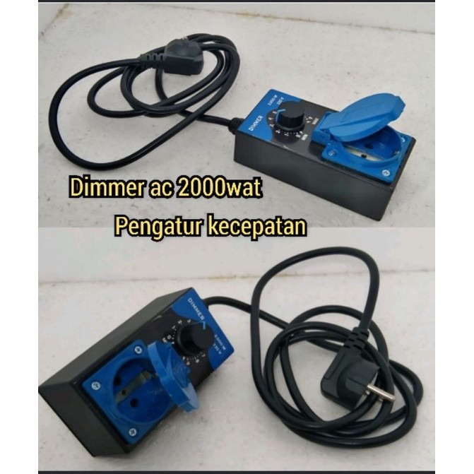 Jual Dimmer AC 2000W Pengatur Kecepatan 2000 Mesin Gerinda Bor Kipas