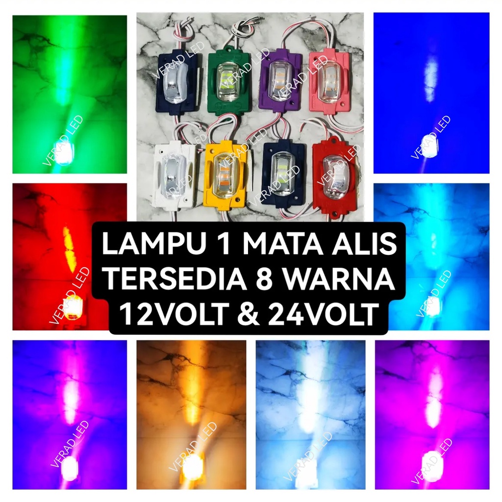 Jual Led Lampu Kolong 1 Mata Roda Variasi Truk Mobil Motor12 Volt 24 Volt Model Terbaru Shopee 4593