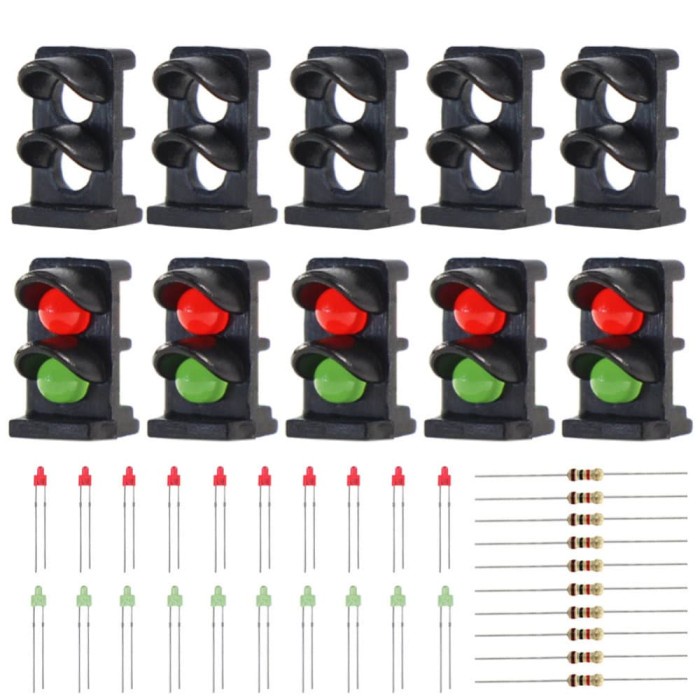 Jual Produk Light Signal Rambu Lampu Lalu Lintas N Scale- Diorama Maket ...