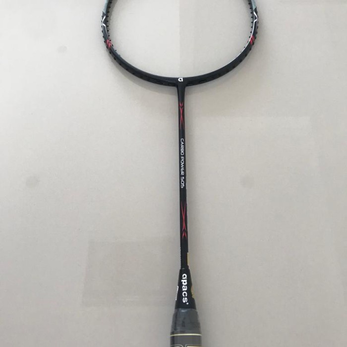 Jual Raket Badminton APACS CARBO POWER 505 +Senar APACS RAINBOW+Grip ...