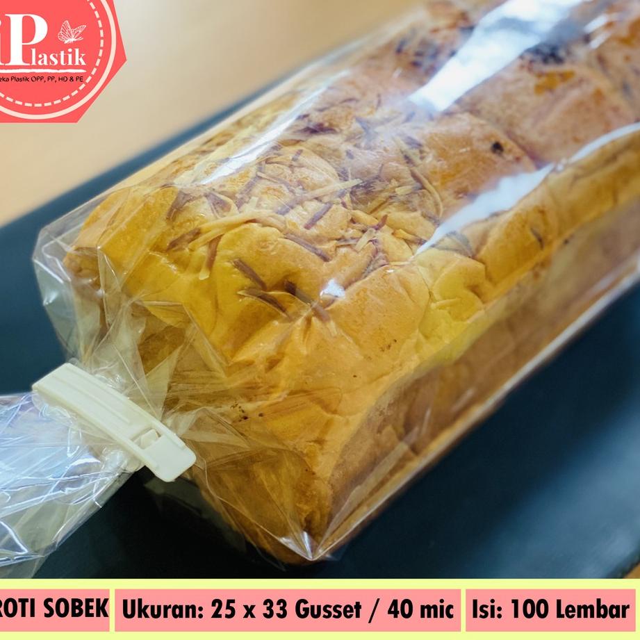 Jual Kekinian Plastik Opp Roti Tawar Roti Sobek Roti Sisir 25 X 33 Cm Tebal 40 Mic 빠 Shopee 0669