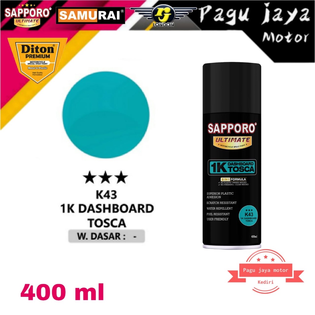 Jual Sapporo Ultimate K K Dashboard Tosca Ml Pilox Pilok Cat Semprot Spray Paint Dasbor