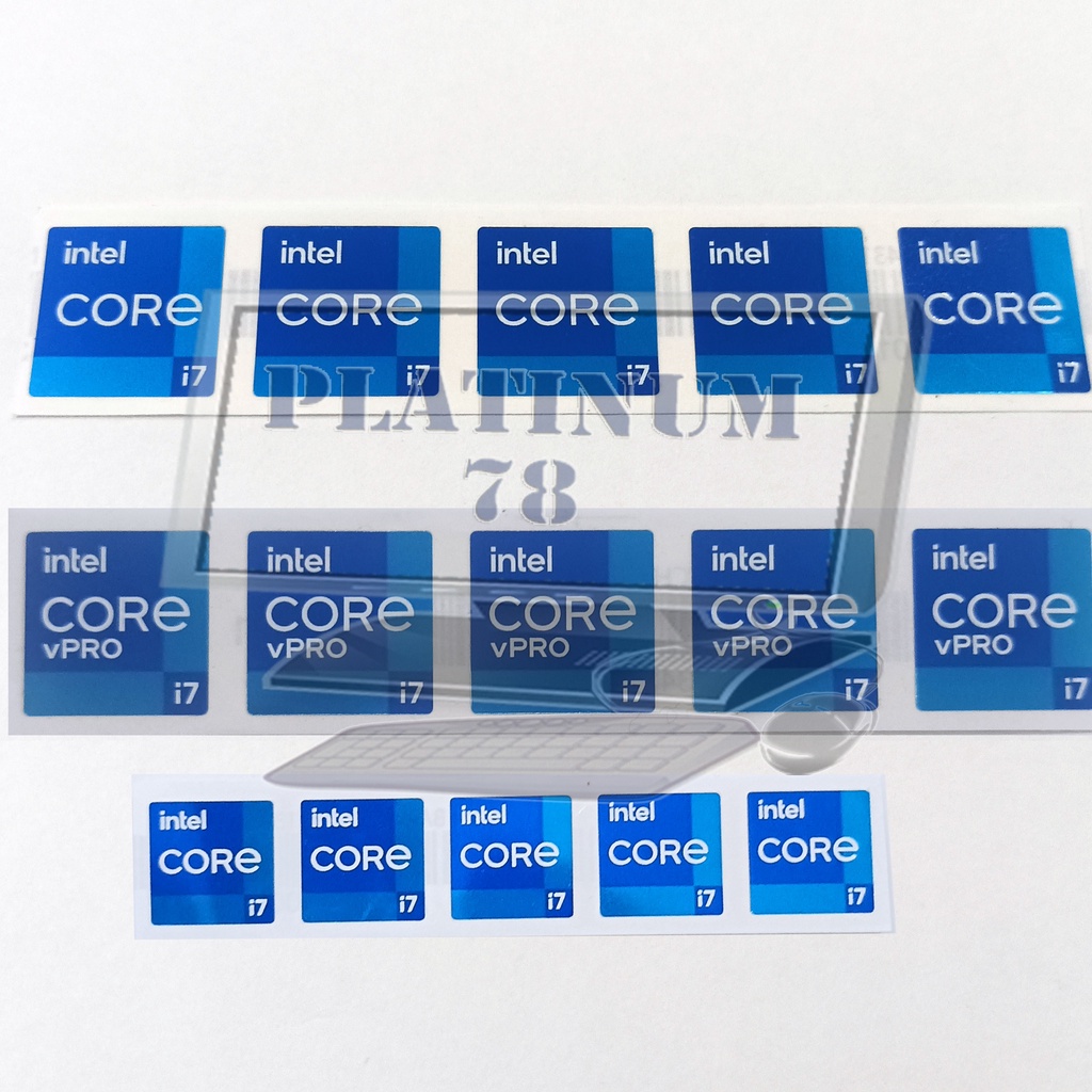 Jual Sticker Stiker Logo Intel Core I7 Gen 11 Original Shopee Indonesia 5690