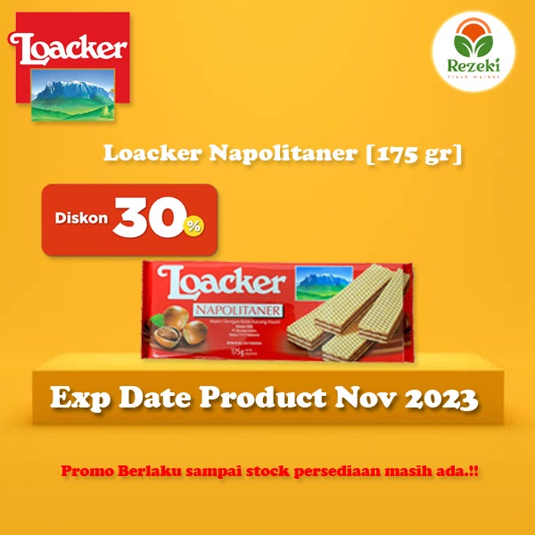 WAFER LOACKER NAPOLITANER GR.175