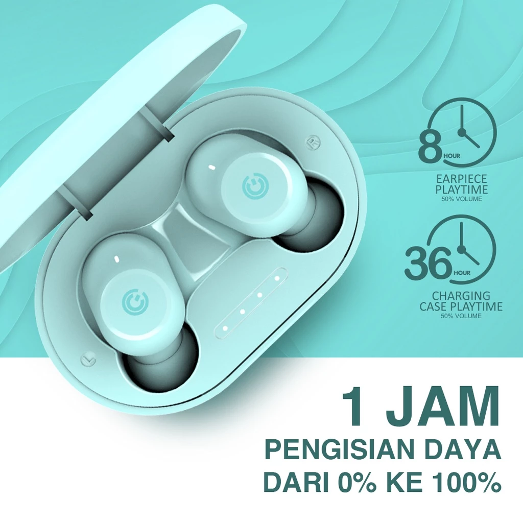 Earphone Bluetooth Sonicgear Earpump TWS 2 Earbuds Wireless Terbaik 2022 | Powerful Bass | Low Latency