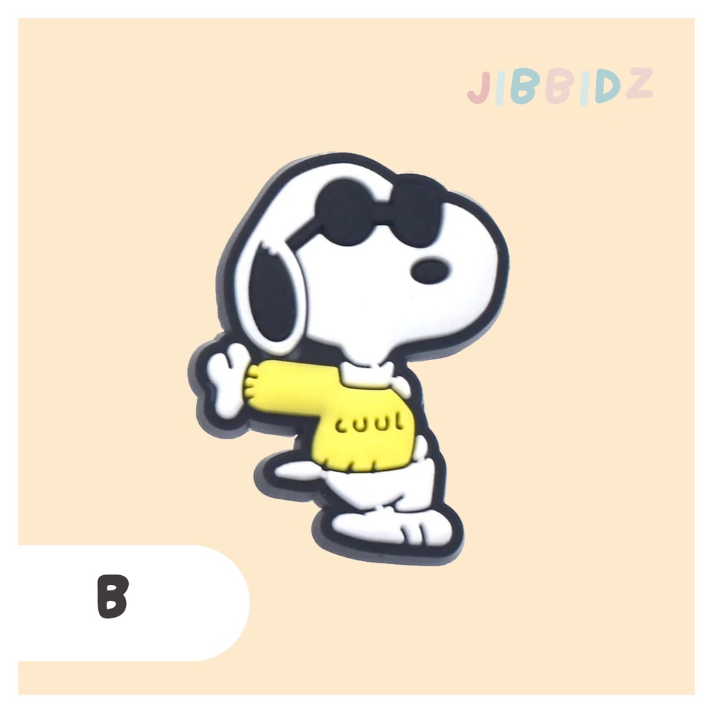 Jual JIBBITZ CROCS SNOOPY / Pin Hiasan Sandal Crocs / Aksesoris Crocs