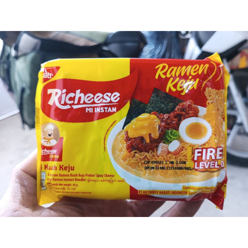 Jual MIE RICHEESE ramen keju goreng dan kuah level 0/3/5 | Shopee Indonesia
