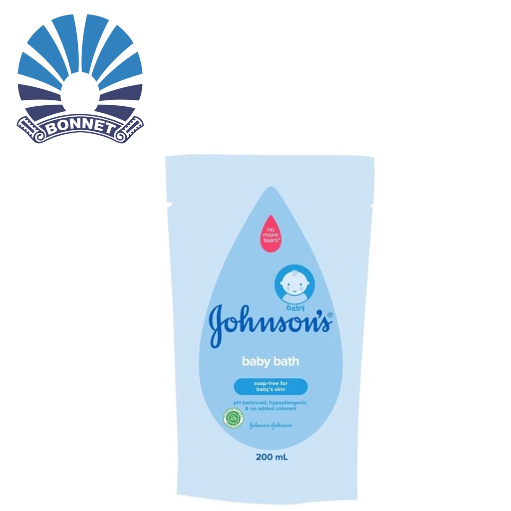 Jual Johnson's Baby Bath Refill Blue 200ml 4801010531234 Shopee Indonesia
