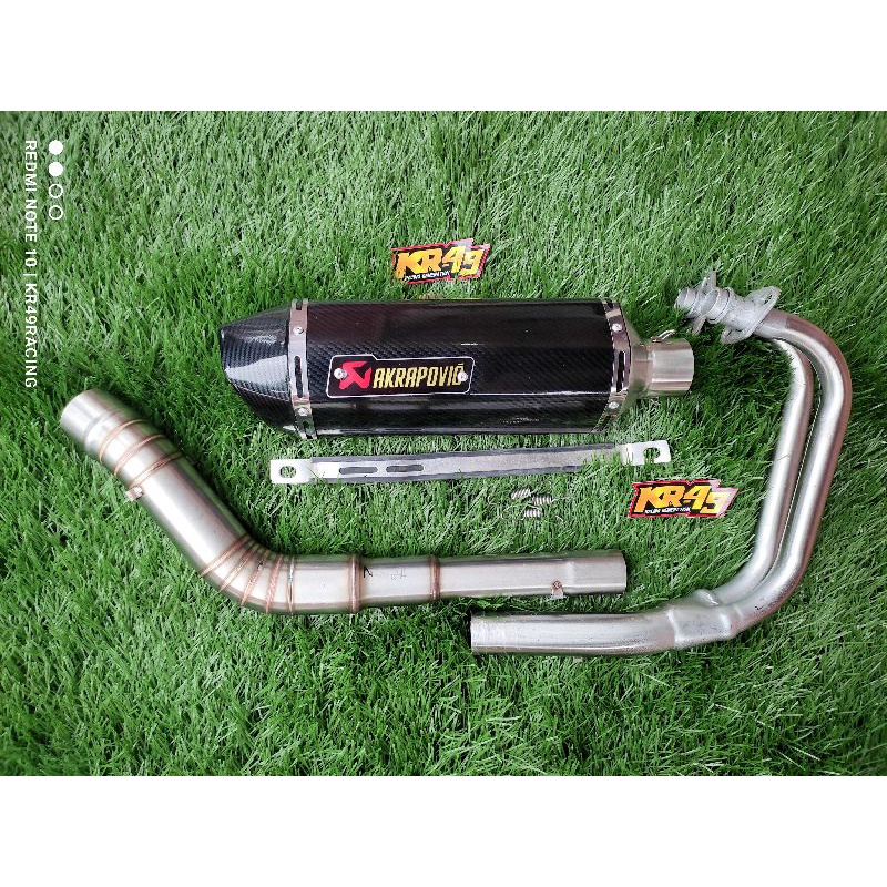 Jual KNALPOT RACING AKRAPOVIC SUPER BASS EMPUK PNP NINJA R25 MT25 CBR ...