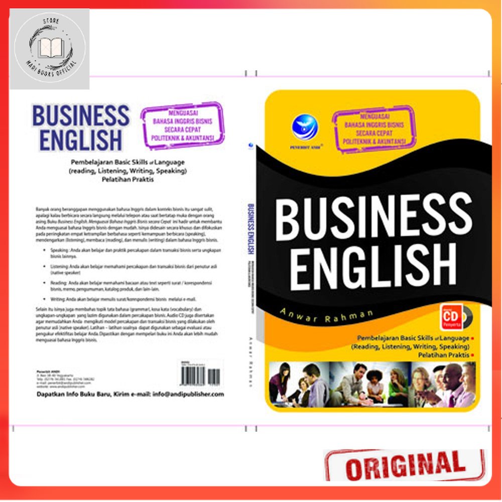 Jual Business English, Menguasai Bahasa Inggris Bisnis Secara Cepat ...