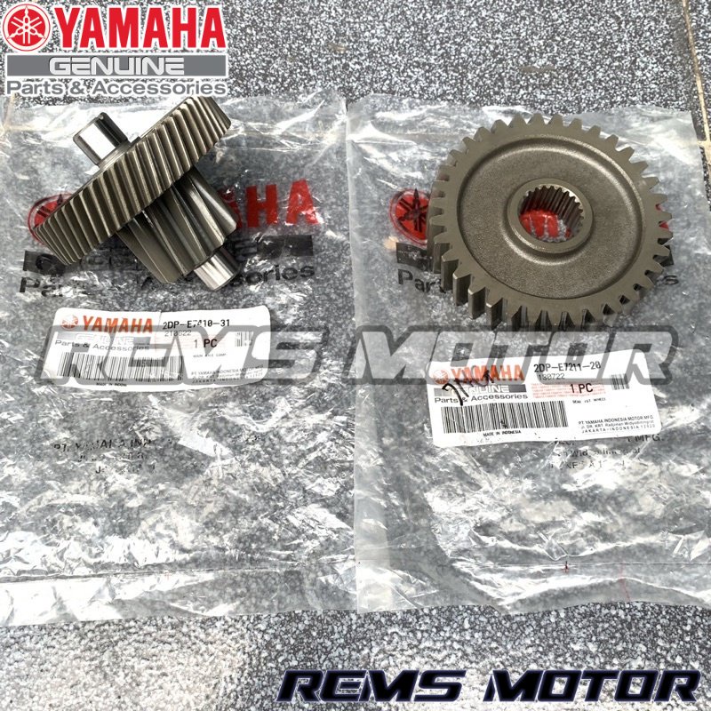 Jual gigi rasio set nmax all series original yamaha kode 2DP transmisi