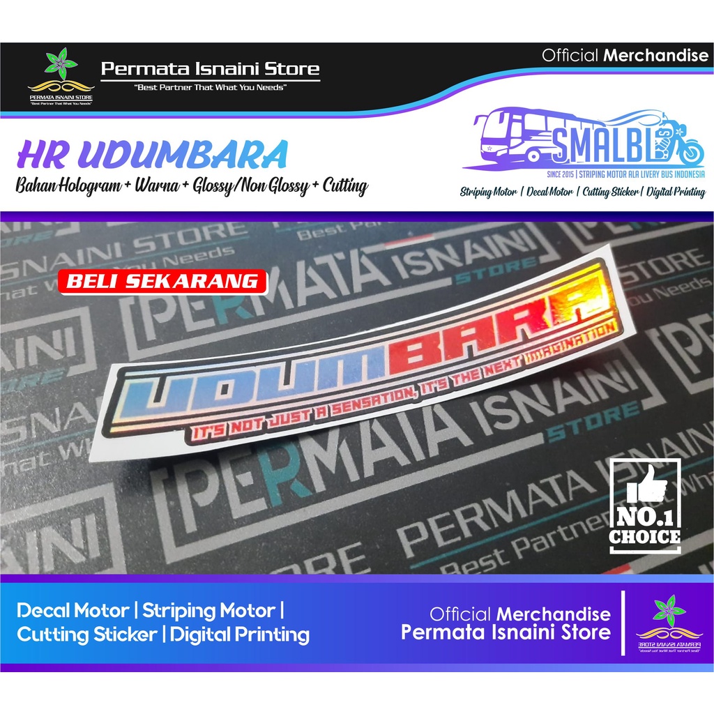 Jual Sticker Hologram Julukan Hr Udumbara Po Haryanto New By Pis