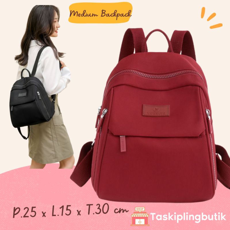 Jual TAS RANSEL WANITA YUESITE STACEY MEDIUM BACKPACK WATERPROOF ANTI ...