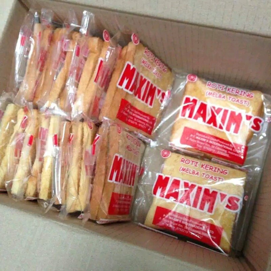 Jual Roti Kering Maxim Melba Toast Maxims Roti Cemilan - MF AKSESORIS ...