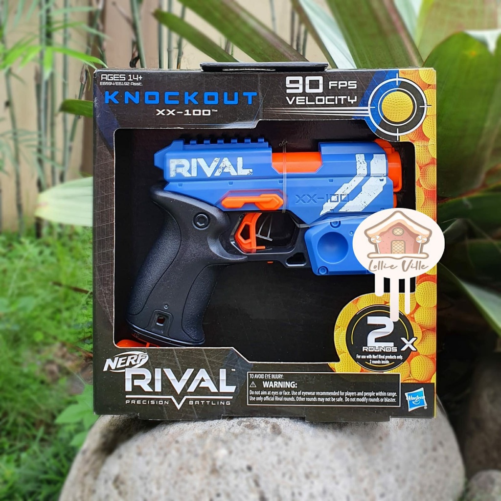 Jual Nerf Rival Knockout XX 100 - Blue | Shopee Indonesia