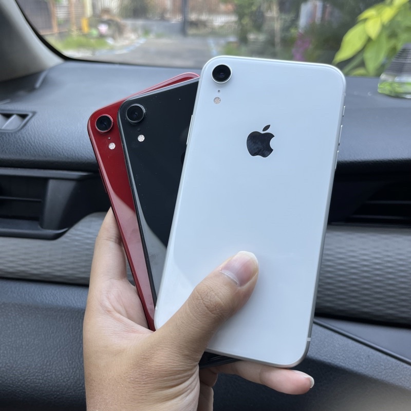 Jual iPhone XR 64/128 gb Red / Black / White ex ibox | Shopee Indonesia