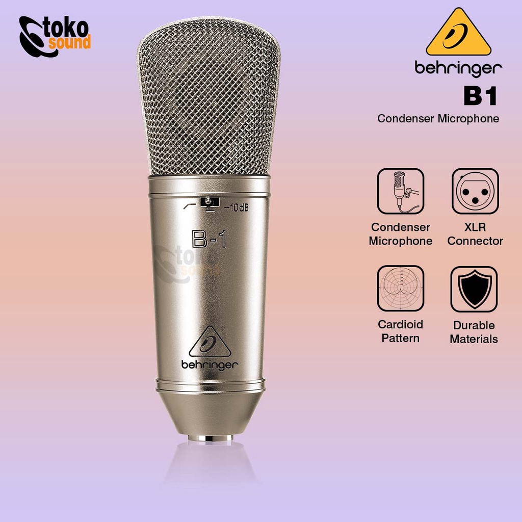 Jual Behringer B-1 / B1 / B 1 - Large Diaphragm Condenser Microphone ...