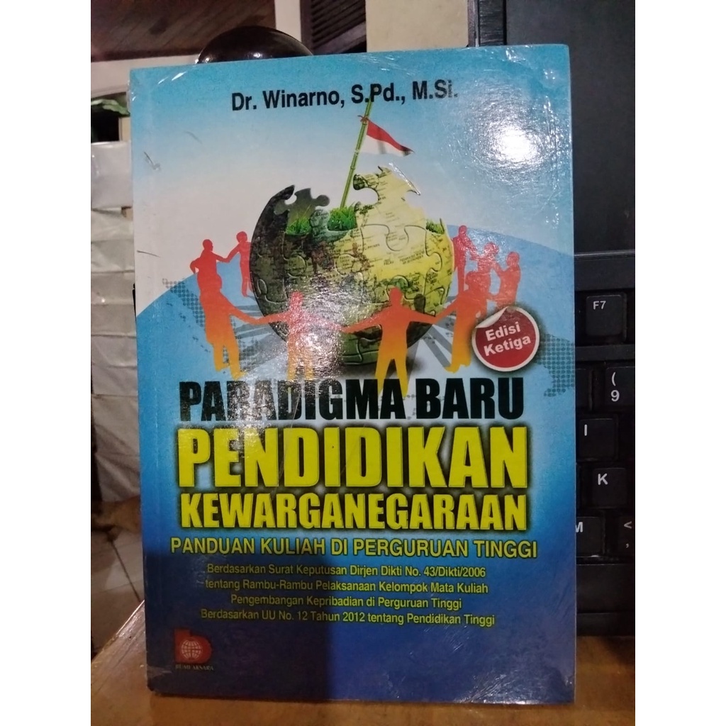 Jual Buku Paradigma Baru Pendidikan Kewarganegaraan By Winarno (Biru ...