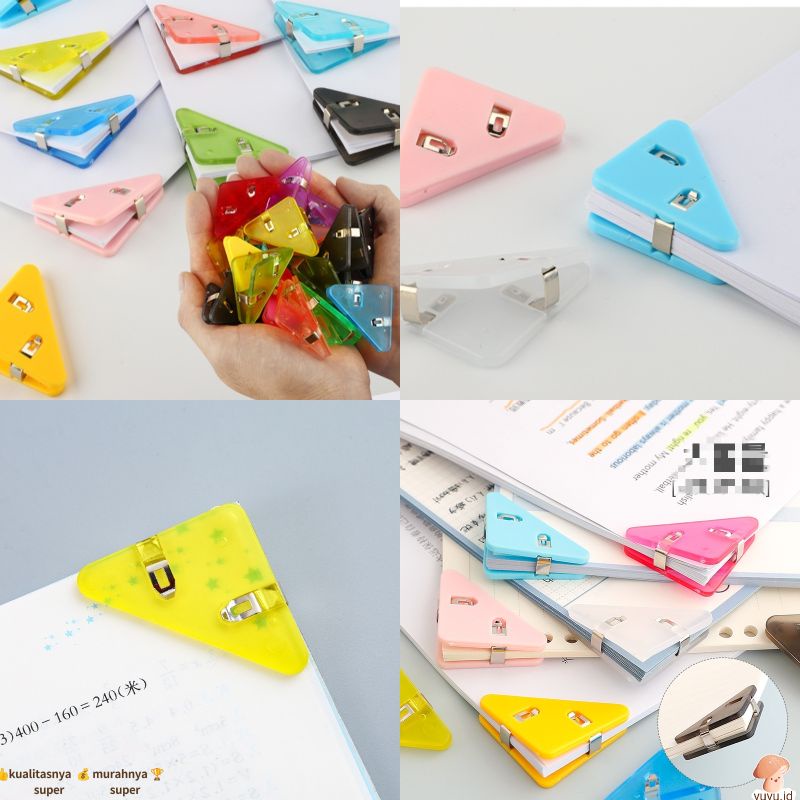 Paper Clip Segitiga Motif Animal Jepit Sudut Kertas Binatang Lucu main image 1