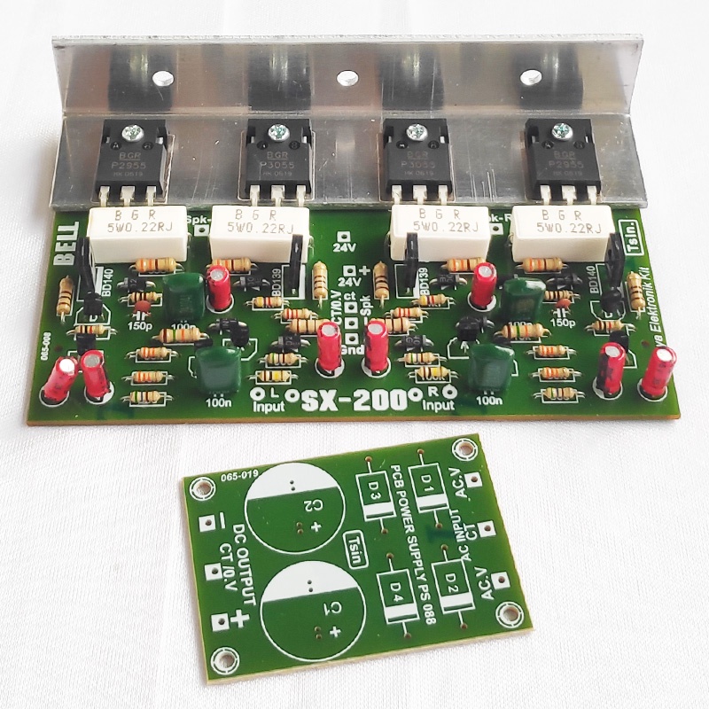 Jual BELL KIT POWER AMPLIFIER OCL STEREO SX-200 SX200 SX 200 PLUS PCB