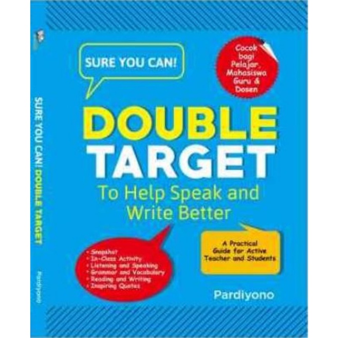 Jual Sure You Can! Double Target To Help Speak And Write Better. A ...