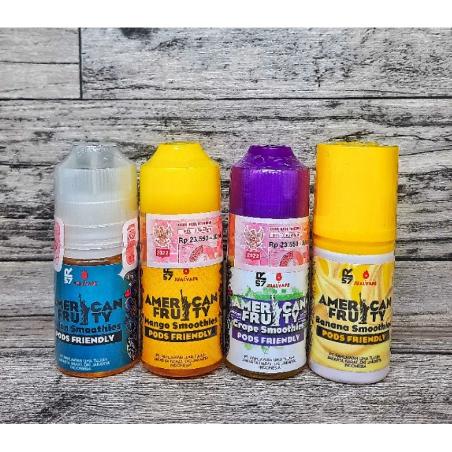 Jual AMERICAN FRUITY 30 MANGO / BANANA / GRAPE / MELON Shopee Indonesia