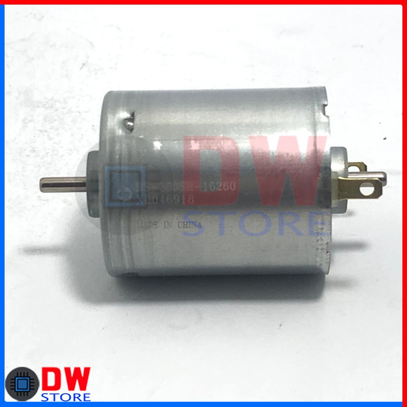 Jual Dinamo DC Motor RS360 RS 360 DC 12V 15V 18V 24V Mid RPM High ...