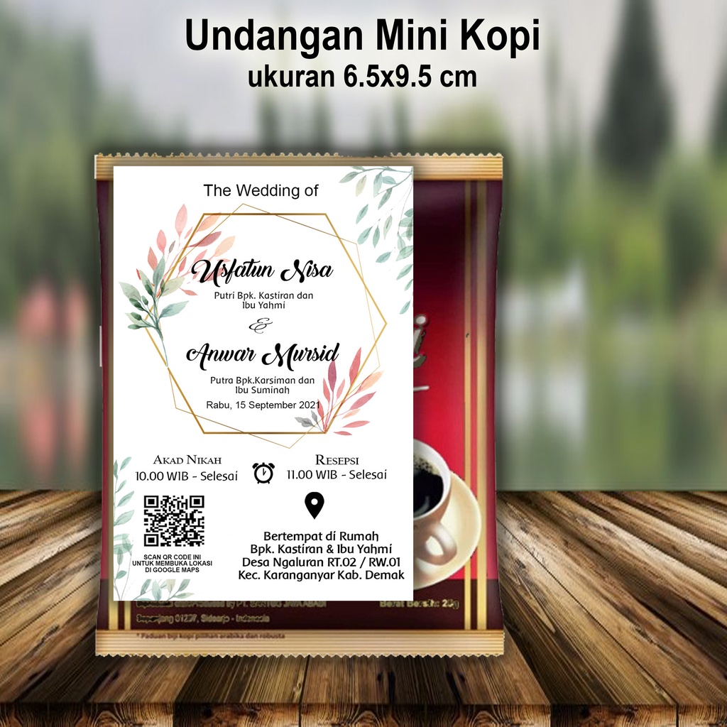 Jual Undangan Mini Kopi Murah | Shopee Indonesia