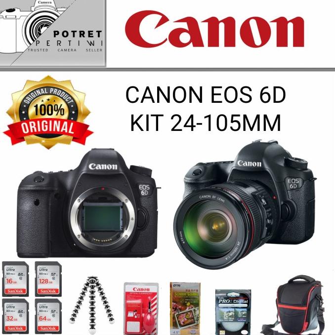 Jual CANON EOS 6D KIT 24-105MM / KAMERA DSLR CANON EOS 6D KIT 24-105MM ...