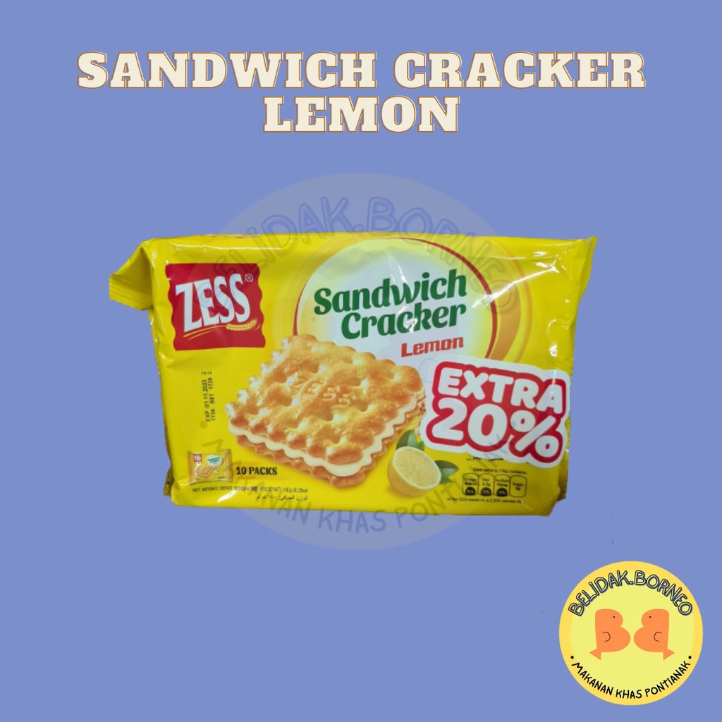 Jual Sandwich Cracker Lemon Kraker Malasyia Cap Zess 180 gr Shopee