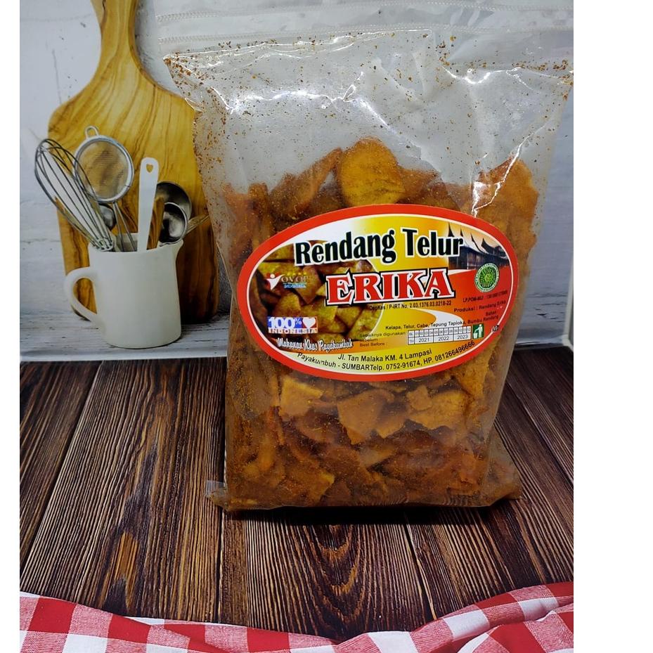 Jual Codeg1s6r Rendang Telur Khas Payakumbuh Erika 200g Shopee Indonesia