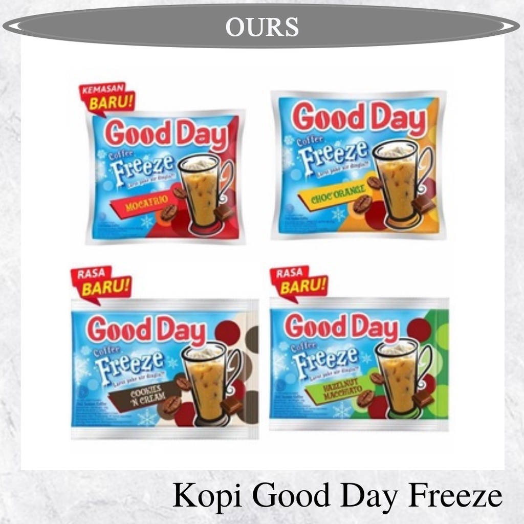 Jual Kopi Good Day Freeze 30gr OURSHOPNOW | Shopee Indonesia