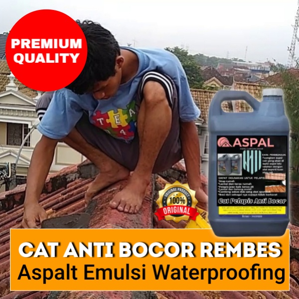 Jual Cat Anti Rembes Bocor Waterproof Dak Atap Cor Genteng Tembok