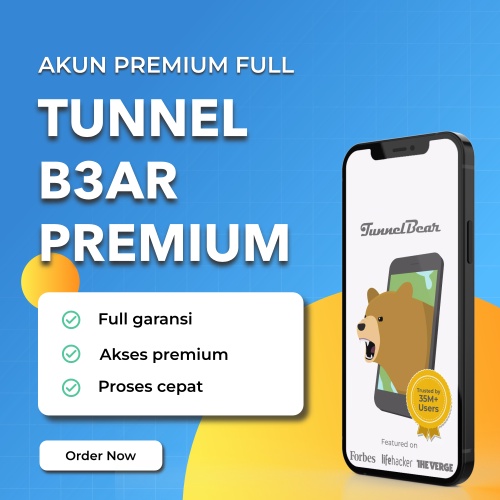 Jual Tunnel bear 100GB PerBulan Tunnelbear premium Tunnel Bear TERMURAH Shopee Indonesia