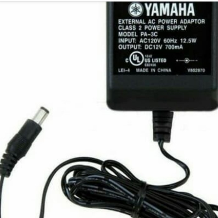 Jual [Dijual] Adaptor Keyboard Yamaha Series Pa3C PsrE 12V Ori Oem