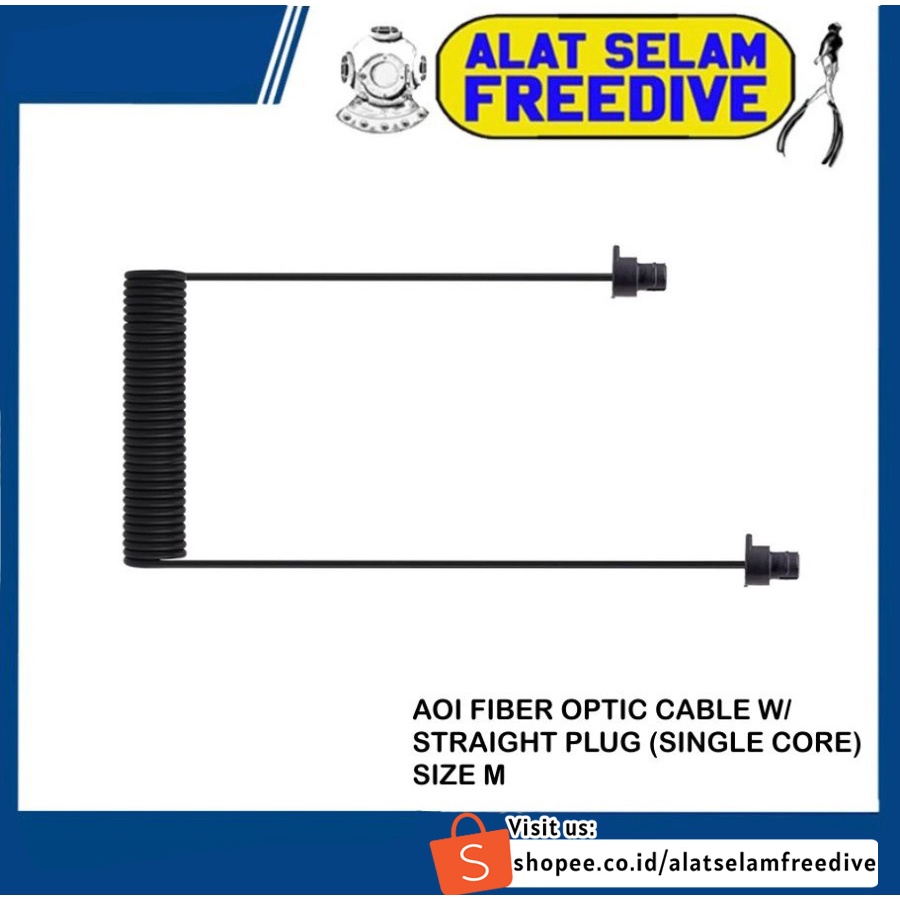 Jual FOCPS1CM Fiber Optic AOI Cable With Straight Plug Single Core