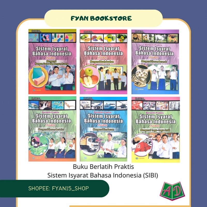 Jual Fyan Book Store Buku Berlatih Praktis Sistem Isyarat Bahasa Indonesia Sibi Cv Arya Duta