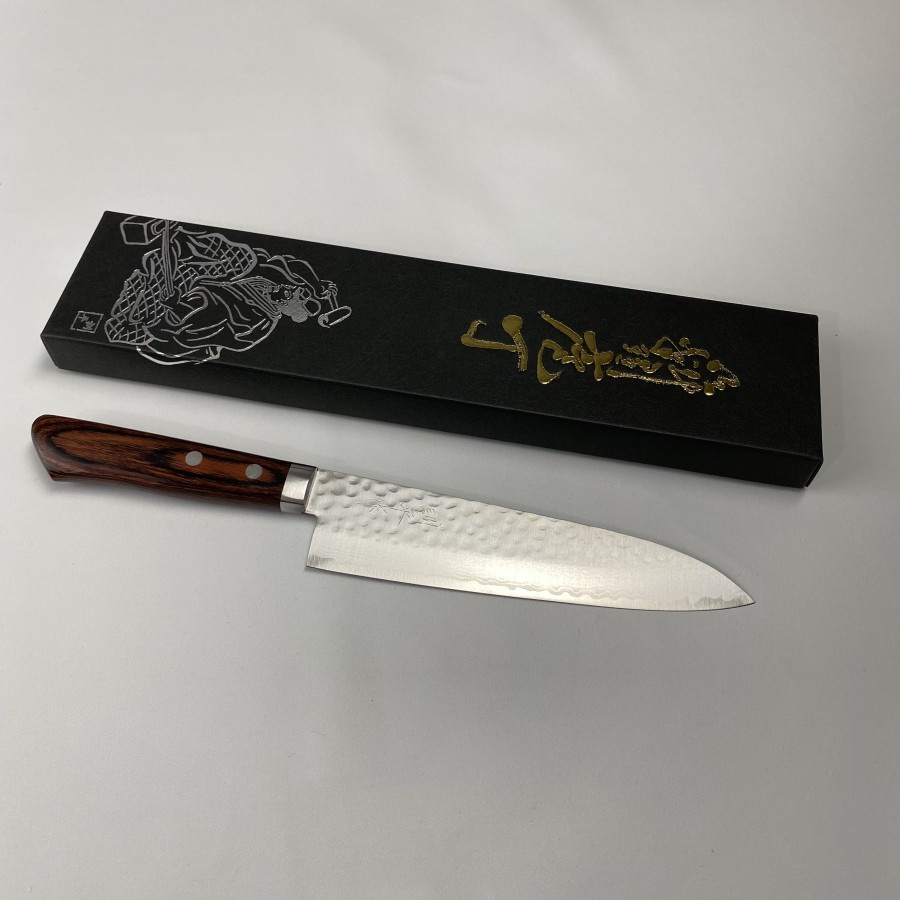 Jual Masutani Hamono Kokuryu VG10 Damascus Gyuto 180mm Mahogany Handle