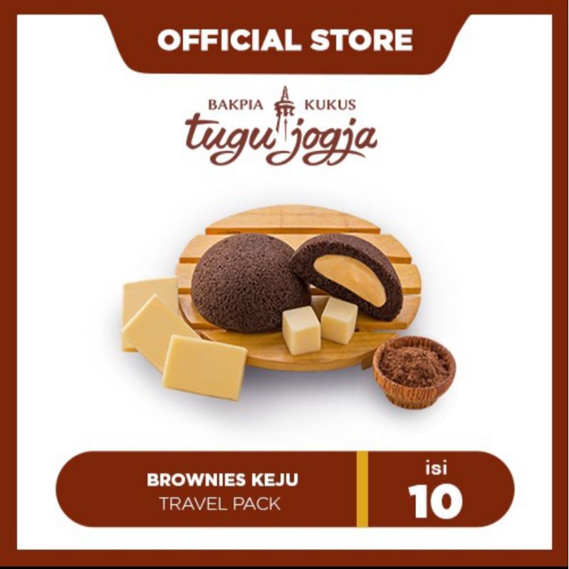 Jual Bakpia Kukus Tugu Jogja varian rasa Brownies Keju | Shopee Indonesia