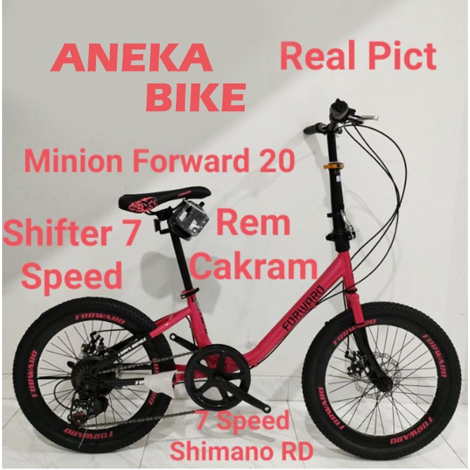 Jual Sepeda Minion Forward Original 7 Speed Cakram | Shopee Indonesia